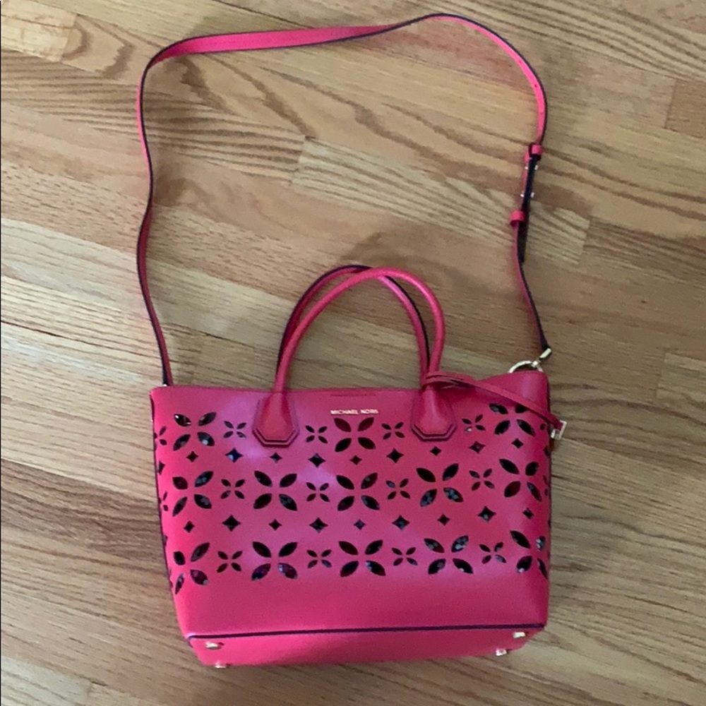 Michael Lot’s eyelet 3 piece purse